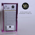 VIP Eyelashes Pre Fanned Lash Extensions 12 Lines 6D Curl - Choose Size