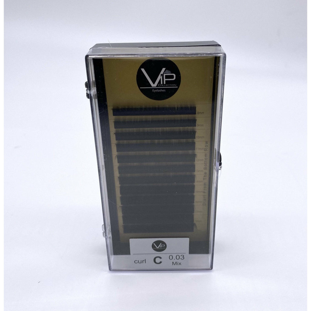 VIP Faux Mink Eyelash Extensions 12 Lines C Curl Mix 0.03mm - Choose Size