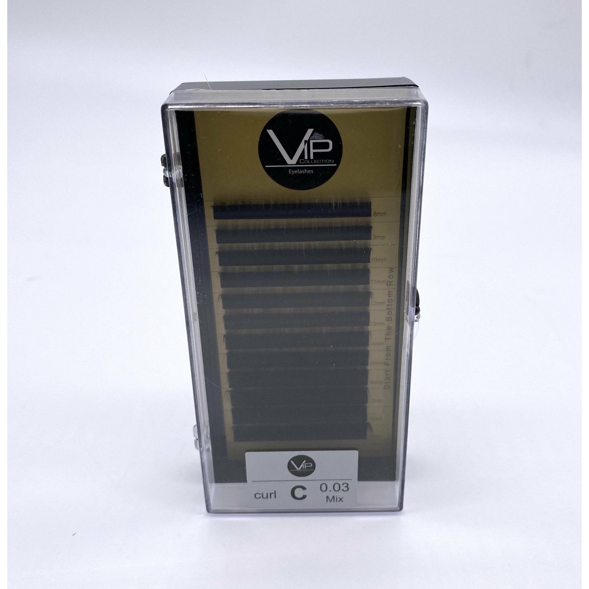VIP Faux Mink Eyelash Extensions 12 Lines C Curl Mix 0.03mm - Choose Size