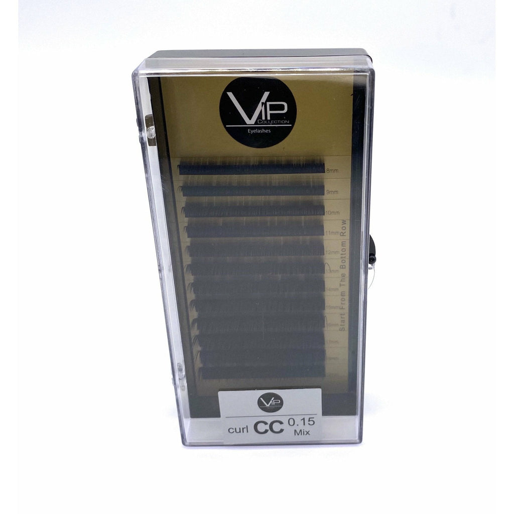 VIP Faux Mink Eyelash Extensions 12 Lines CC Curl Mix 0.15 mm - Pick Size