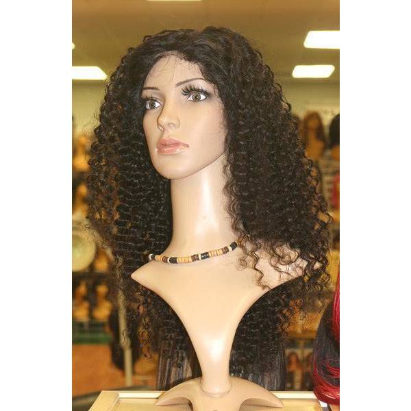 VIP Extensions Dark Brown Kinky Curly Full Lace Wig, Bohemian Style