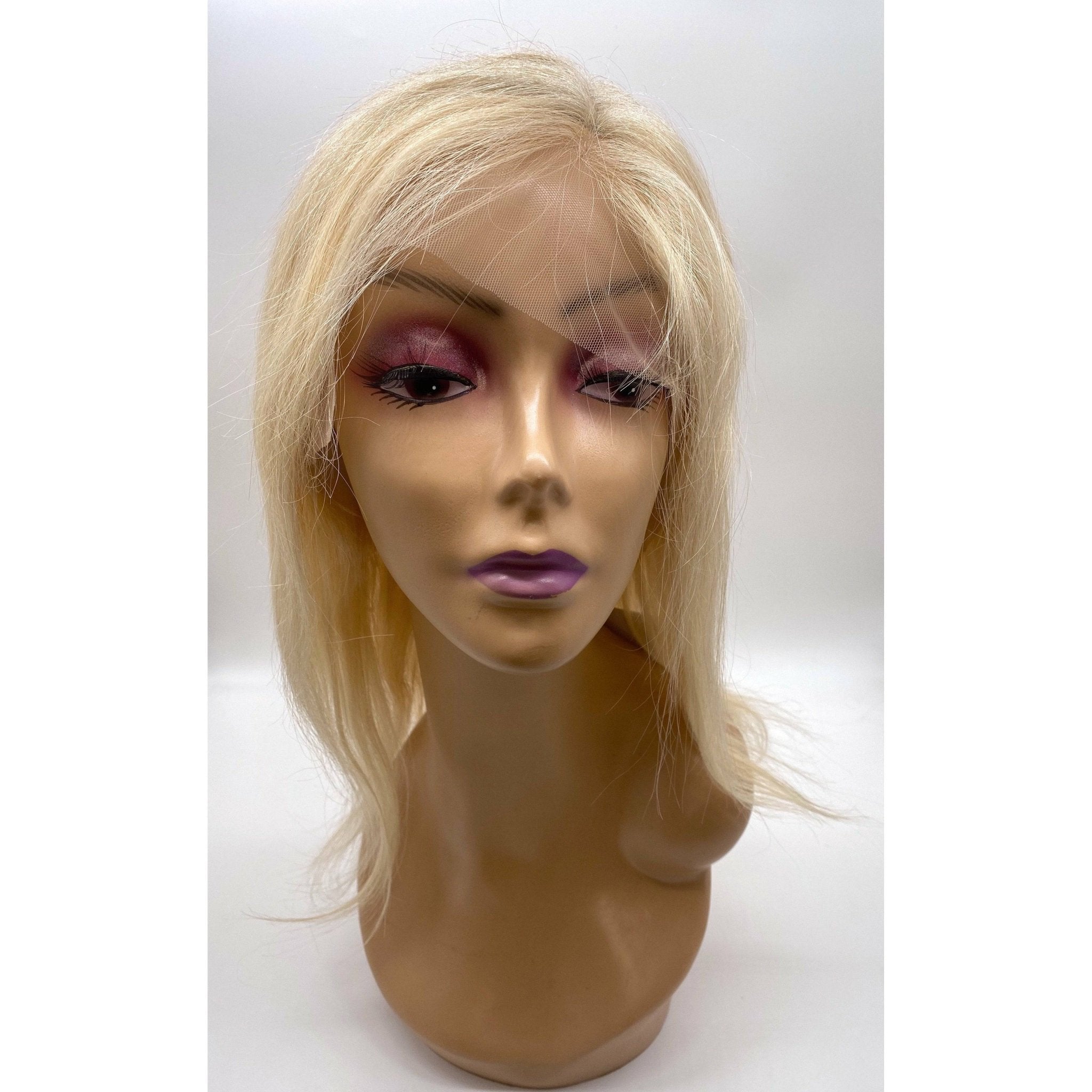 VIP Extensions Off Black to Burgundy Straight Human Hair Full Lace Wig, 150% Density