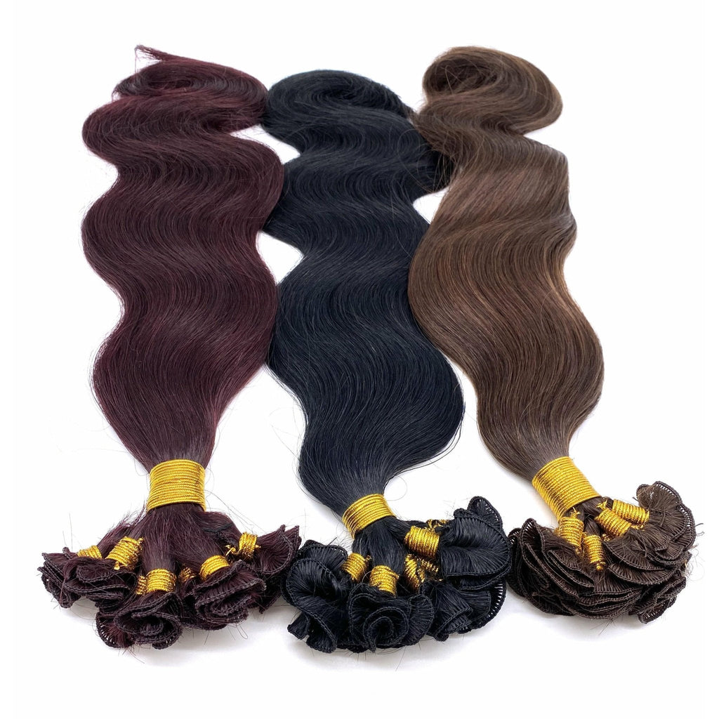 VIP Hand Made System Wavy 18" Hair Extensions New With Tags
