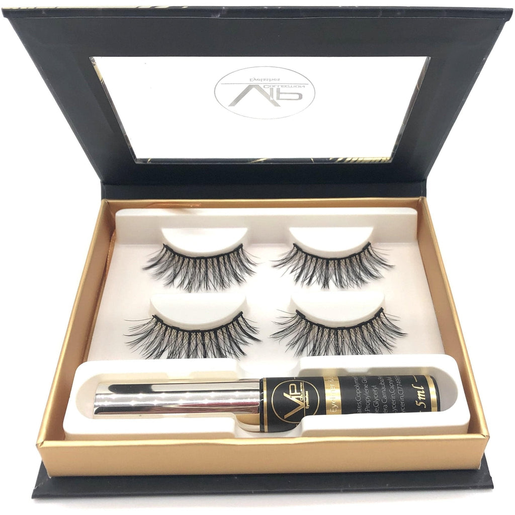 VIP Magnetic Lashes with Magnetic Eyeliner, 2 Pairs