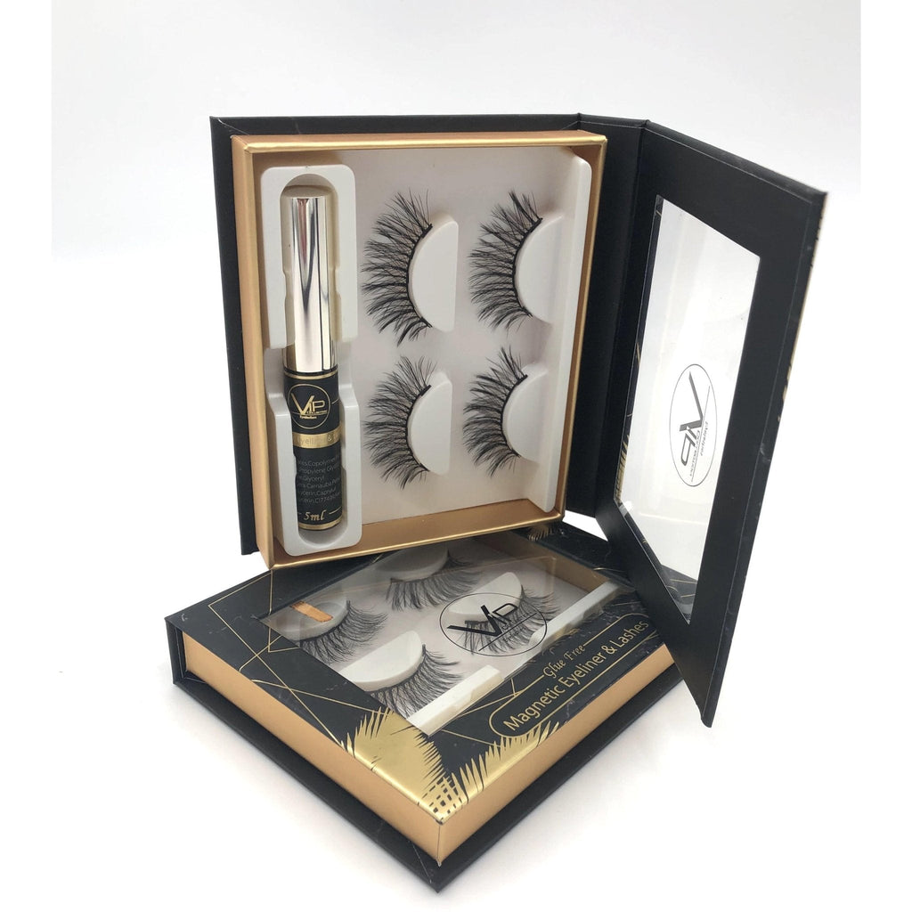 VIP Magnetic Lashes with Magnetic Eyeliner, 2 Pairs
