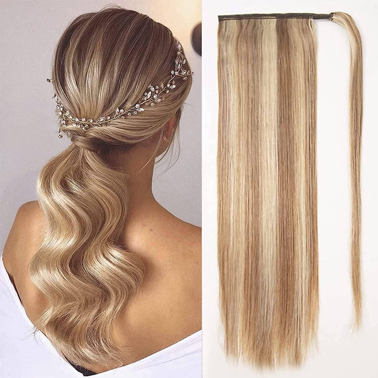 VIP Ponytail Silky 18" 100% Human Hair Extension