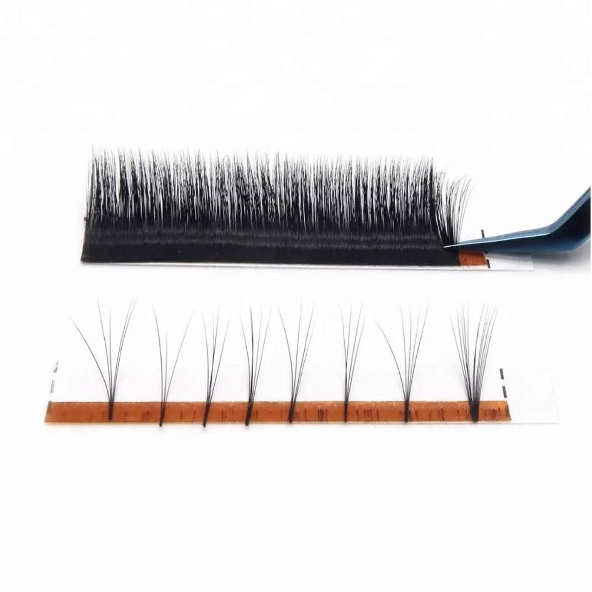 VIP Quick Fan Eyelash Extensions 12 Lines 0.07 D Curl - Pick Size