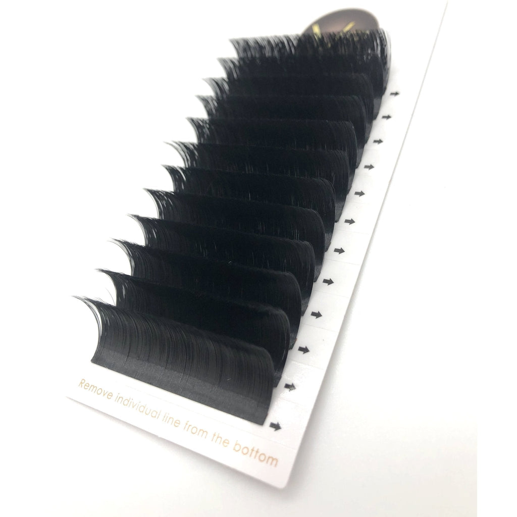 VIP Quick Fan Eyelash Extensions 12 Lines 0.07 D Curl - Pick Size