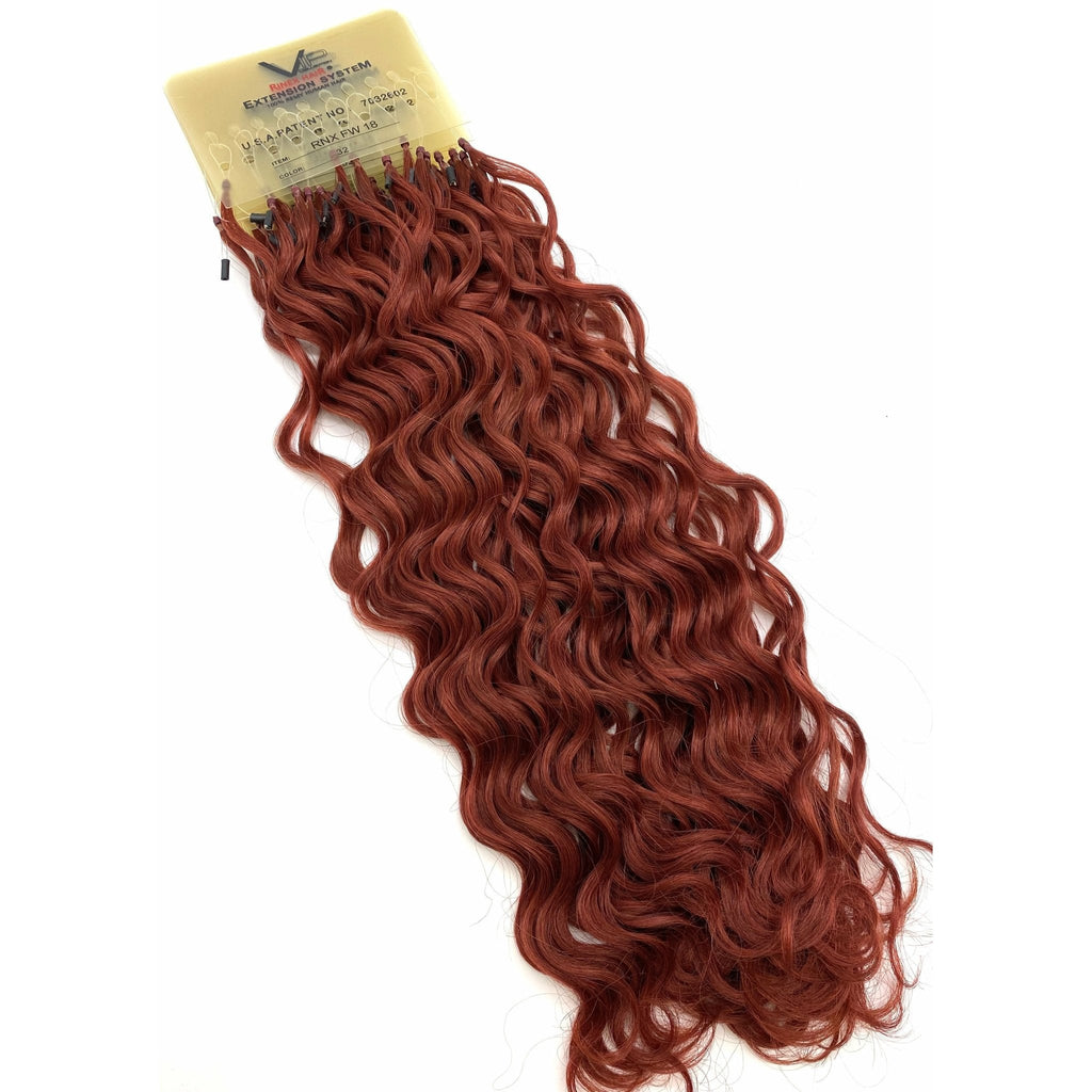 VIP Extensions RineX System Curly 18" Hair Extensions NWT