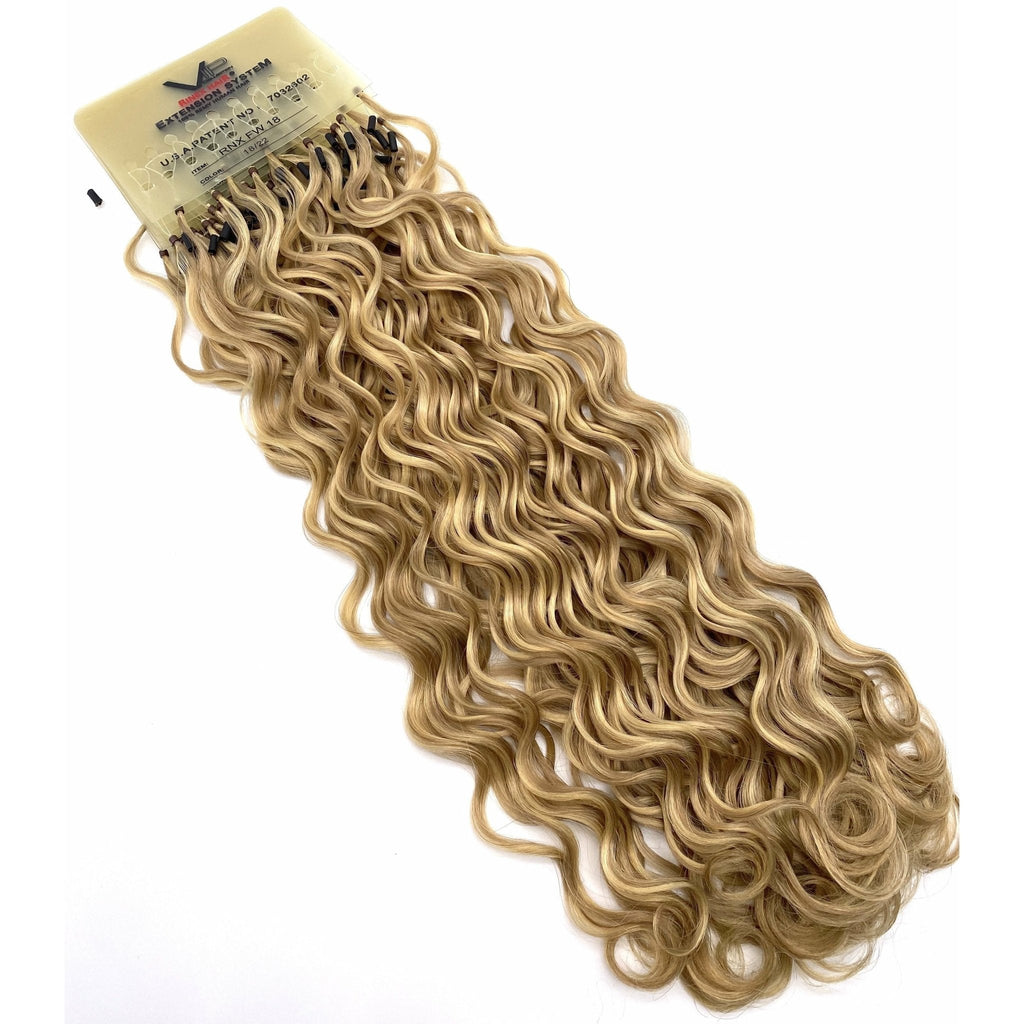 VIP Extensions RineX System Curly 18" Hair Extensions NWT