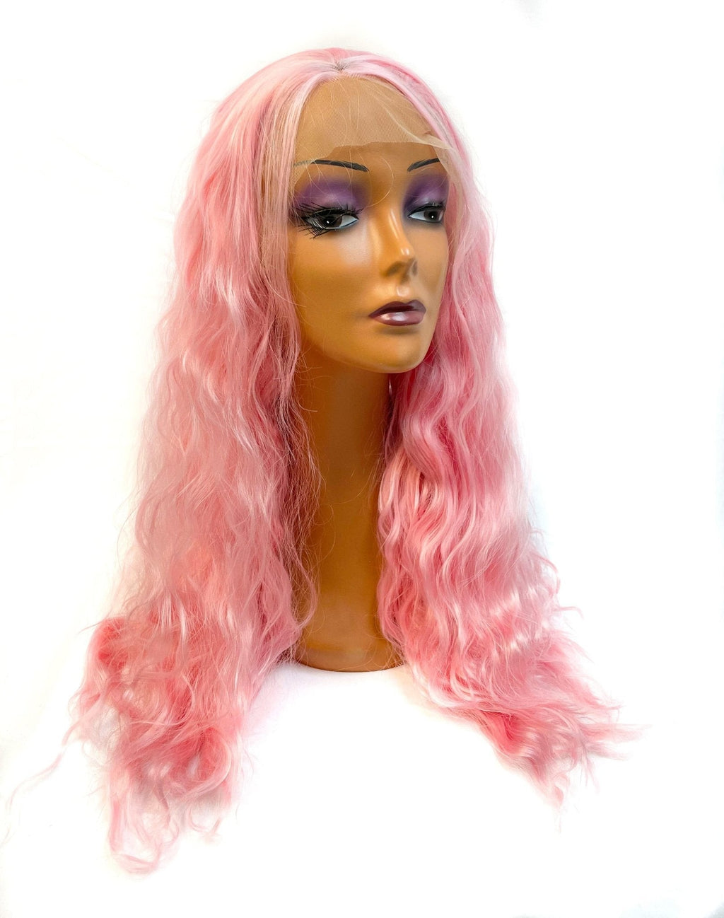 VIP Synthetic Lace Front Wig, 18", Pink (18)