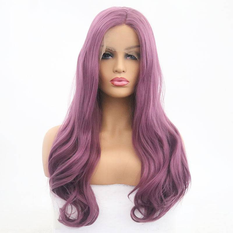 VIP Extensions Orchid Purple Body Wave Synthetic Lace Front Wig, 24", Color 1716 (92)