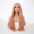 VIP Extensions Rose Pink Straight Synthetic Lace Front Wig, 24", Color 1532 (61)