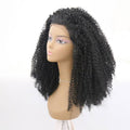 VIP Extensions Off Black Kinky Curly Synthetic Lace Front Wig, 24", Color 1B (44)