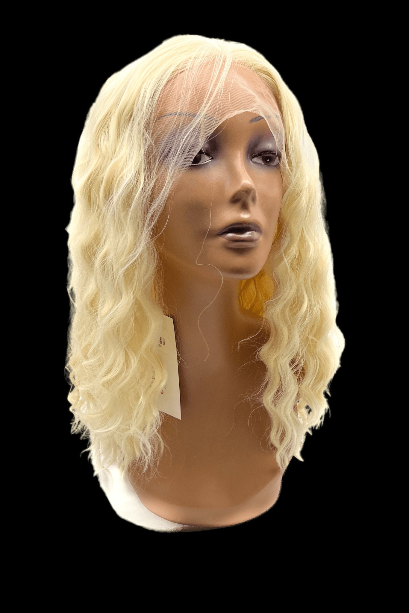 VIP Extensions Bleach Blonde Wavy Synthetic Lace Front Wig, 22", Color 613 (99)
