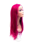 VIP Synthetic Lace Front Wig, Hot Pink (15)