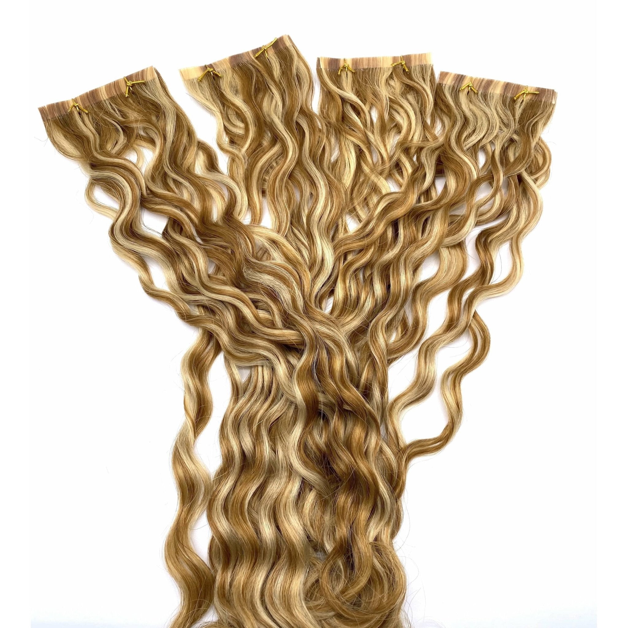 VIP TapeX System Tape In Hair Extensions French Wave 18"