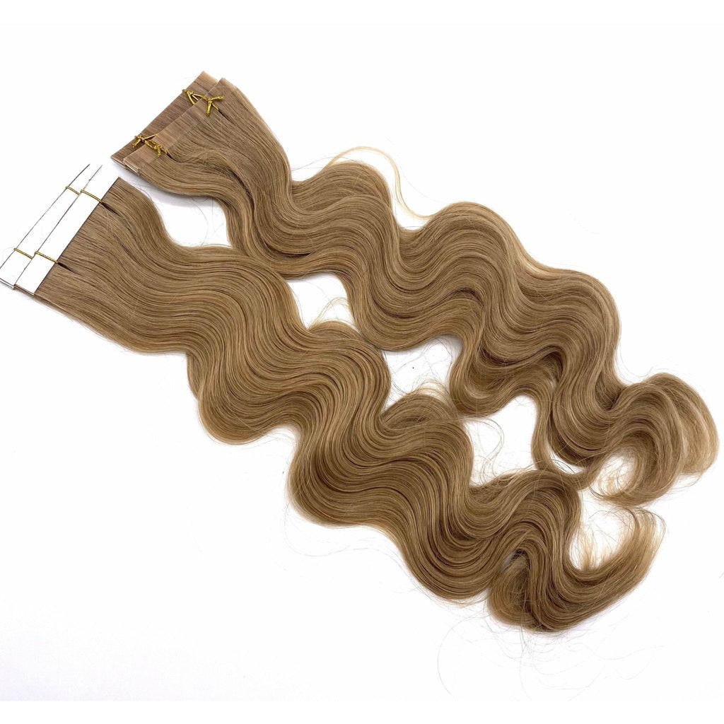 VIP TapeX System Tape In Hair Extensions Wavy 18"