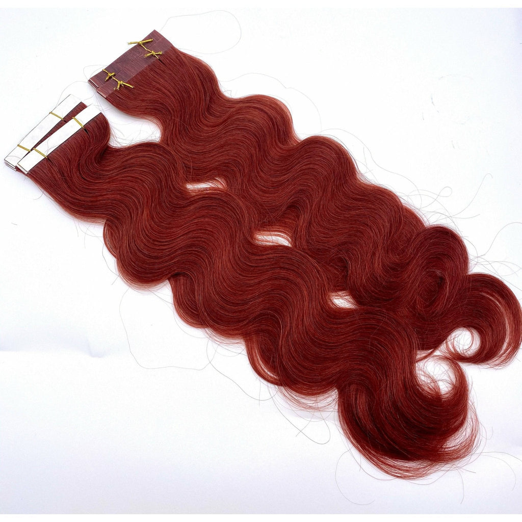 VIP TapeX System Tape In Hair Extensions Wavy 18"