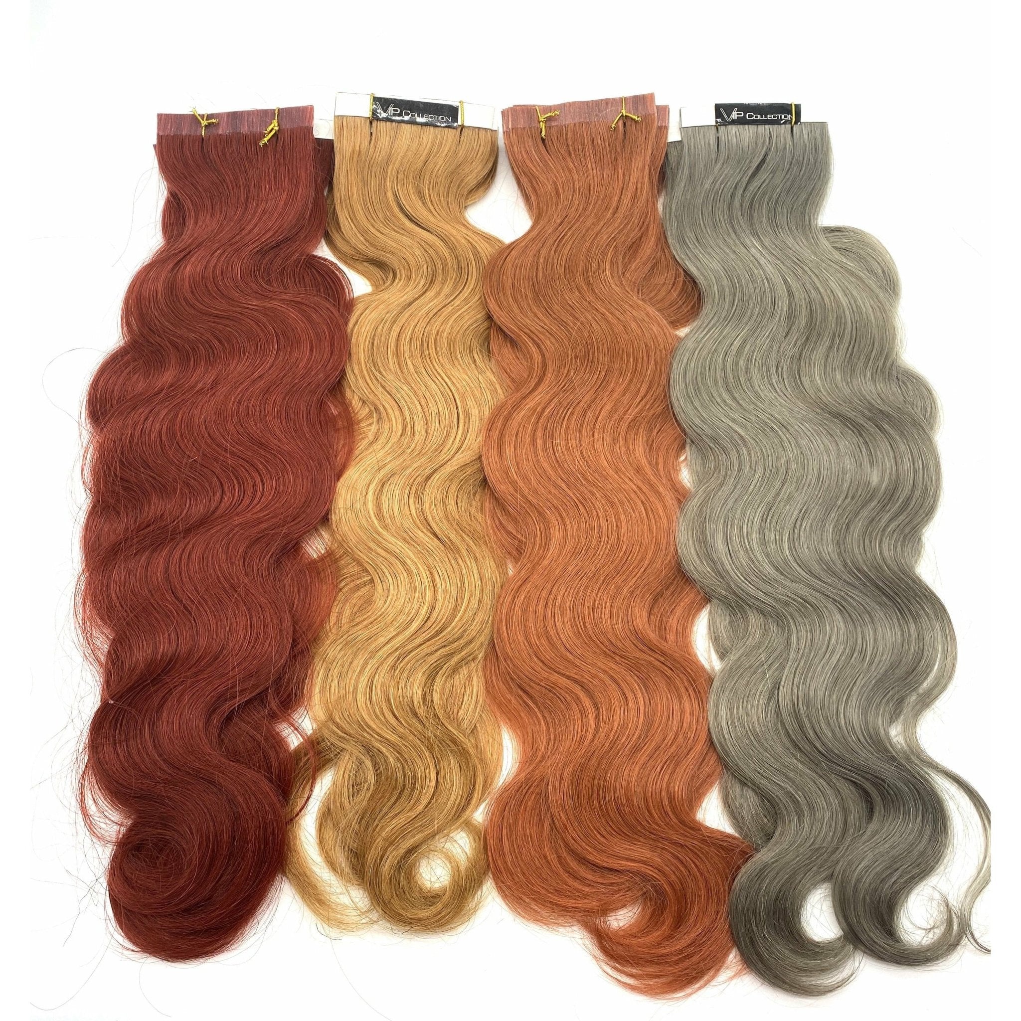 VIP TapeX System Tape In Hair Extensions Wavy 18"