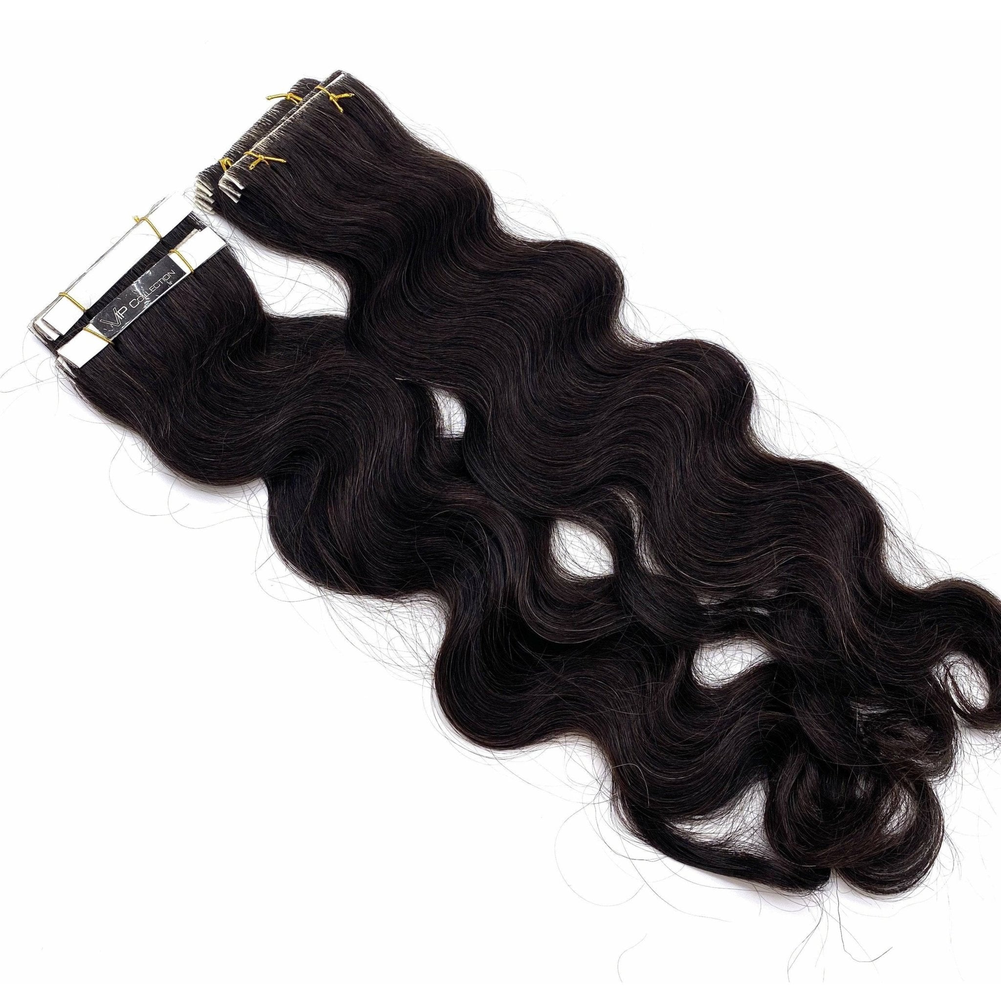 VIP TapeX System Tape In Hair Extensions Wavy 18"