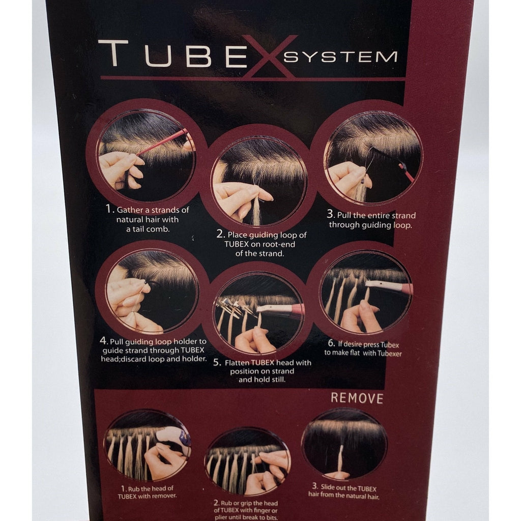 VIP Extensions TubeX System Straight 18" Hair Extensions - Choose Size