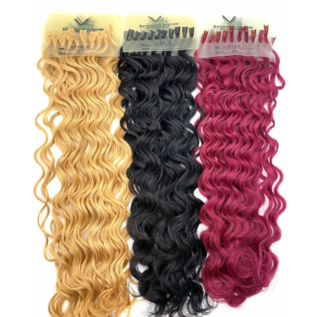 VIP U-Tip System Curly 18" Hair Extensions