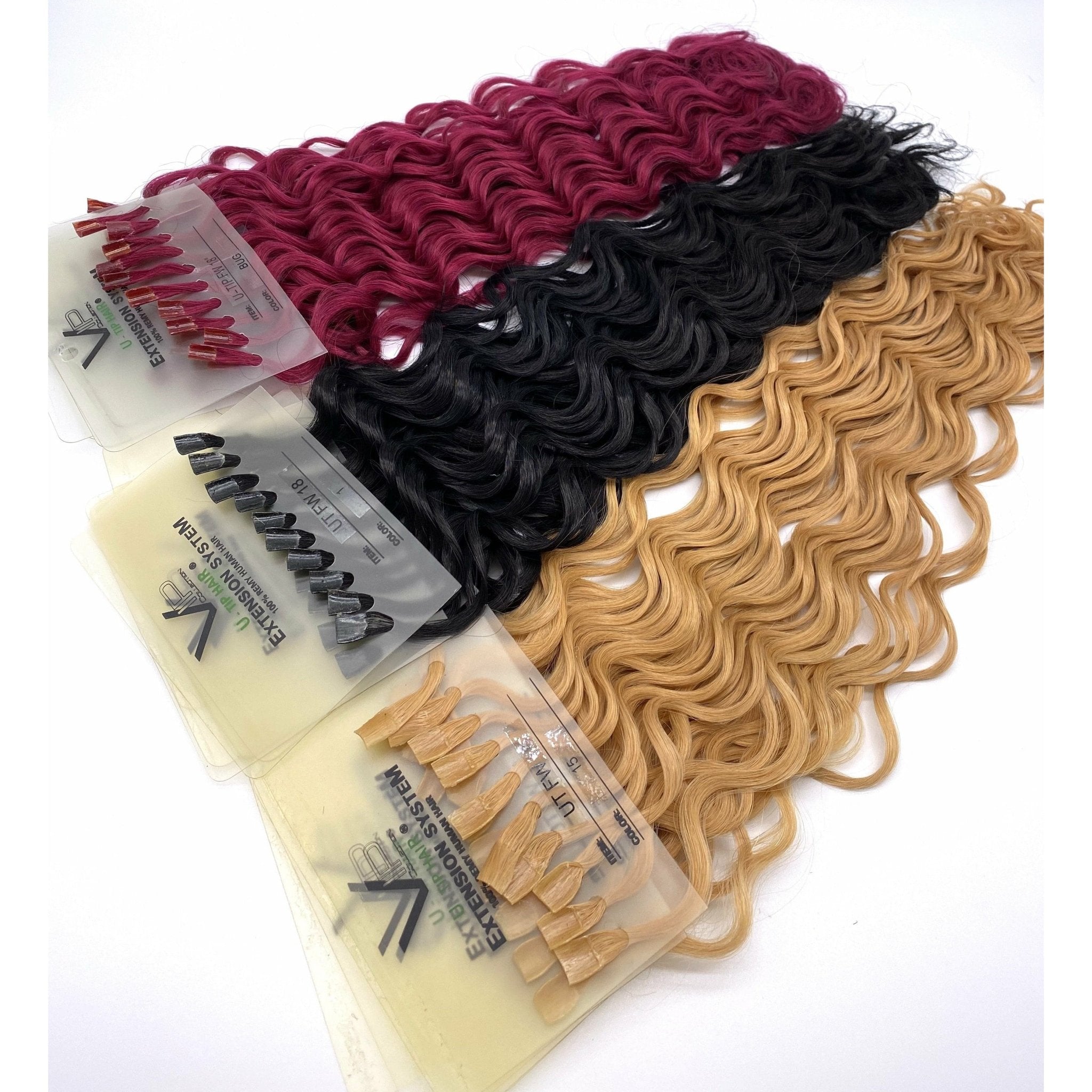 VIP U-Tip System Curly 18" Hair Extensions