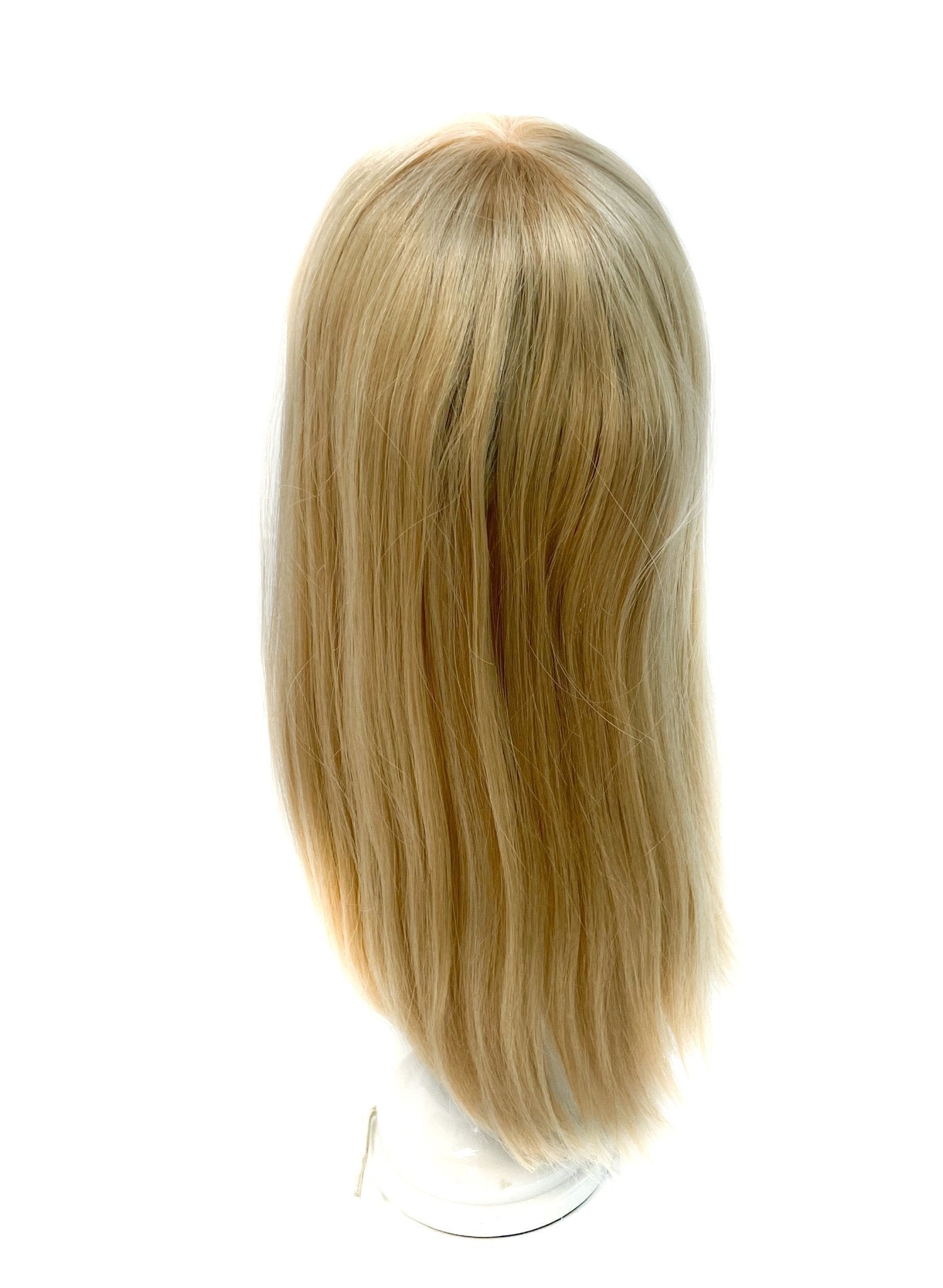 VIP Extensions TP37 Virgin Remy Human Hair Silk Straight Topper Piece