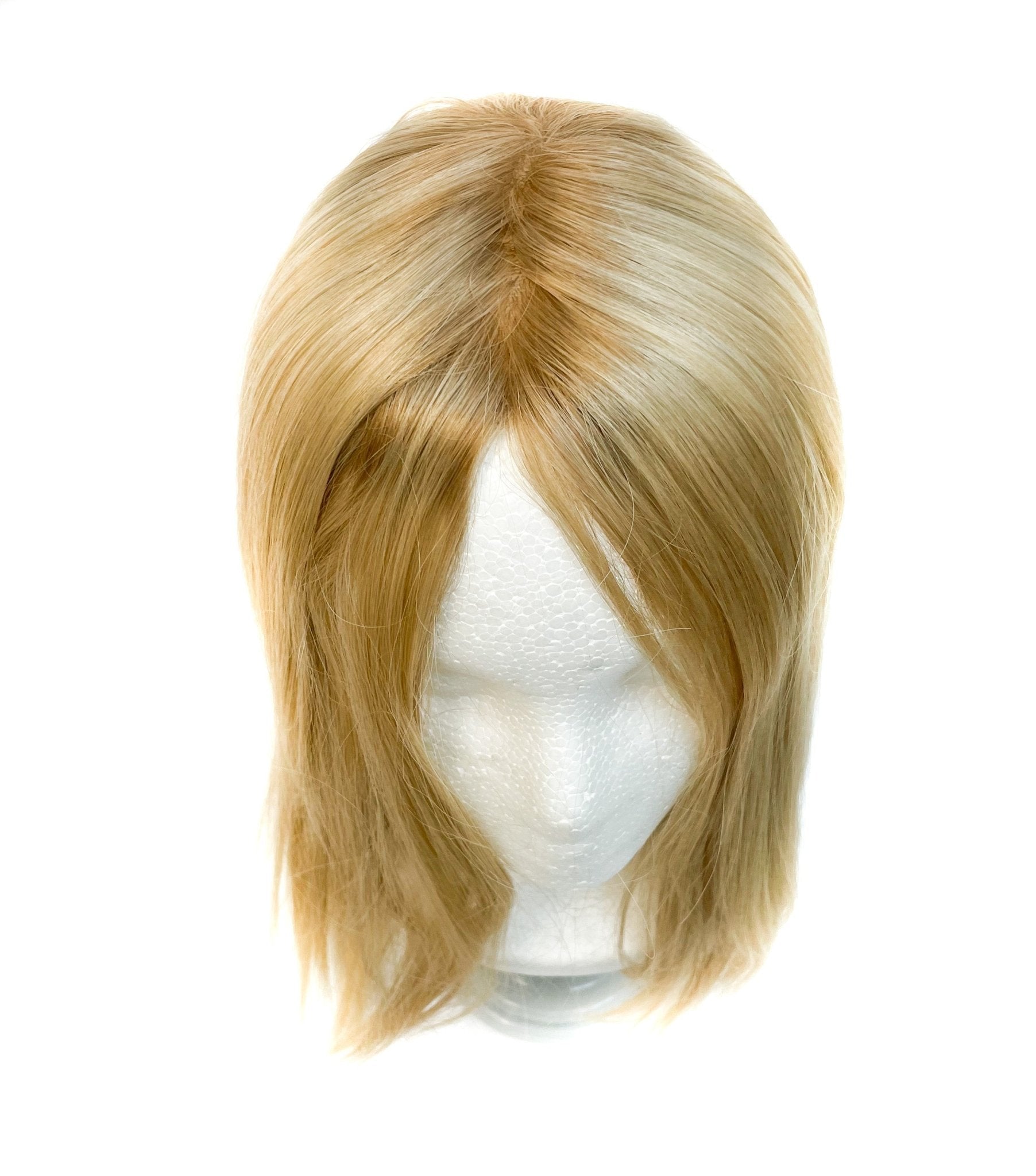 VIP Extensions TP37 Virgin Remy Human Hair Silk Straight Topper Piece