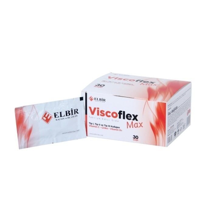 Elbir Ilac Viscoflex Max Collagen Support Supplement 30 Sachets