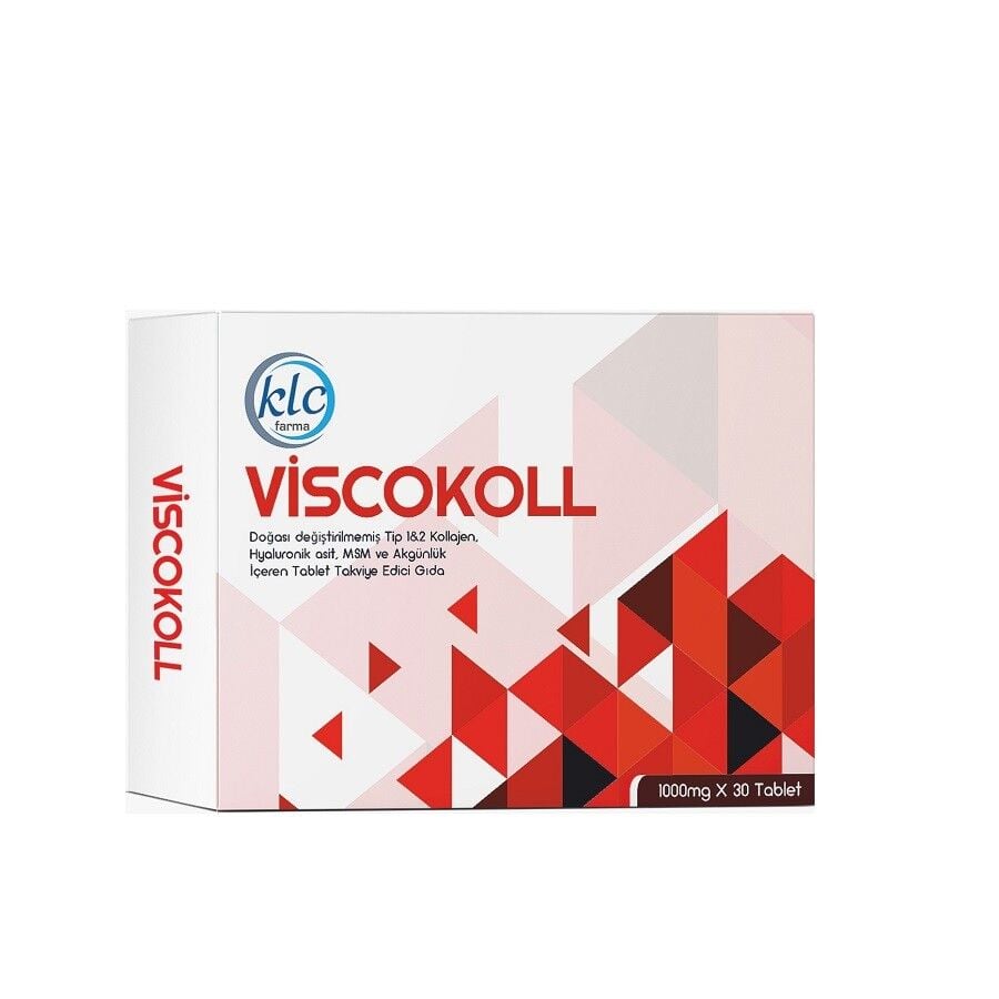 Klc Farma Viscokoll Collagen Support Supplement 30 Tablets