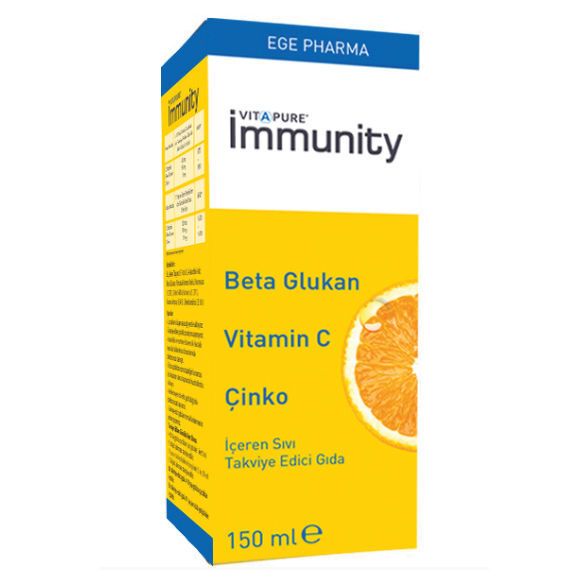 Ege Pharma Vitapure Immunity Liquid Supplement with Zinc 150ml