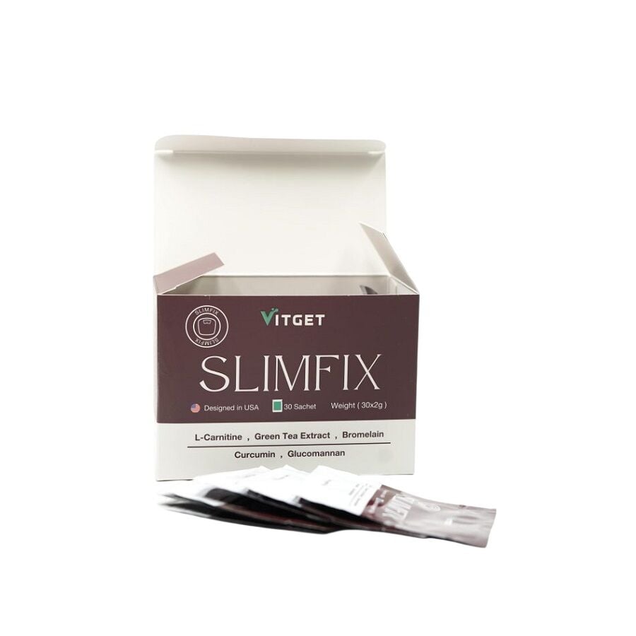 Vitget Slimfix L-Carnitine & Green Tea Supplement 30 Sachets