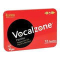 Vocalzone Classic Throat Pastilles for Voice Clarity 12 Count