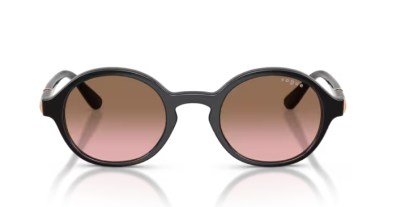 Vogue 0VO5692S Women's Black Oval Sunglasses 46mm