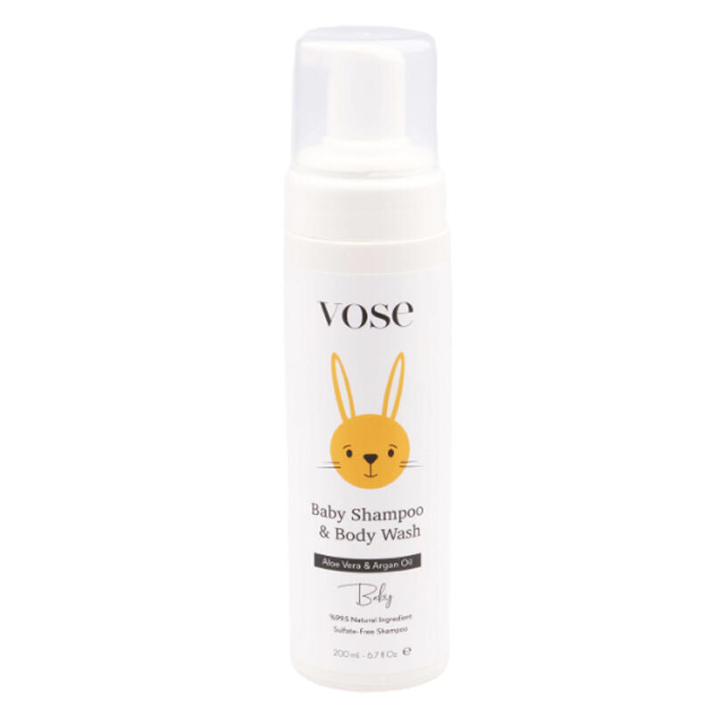Vose Baby Hair & Body Foam Shampoo Tear-Free Formula 200 ml