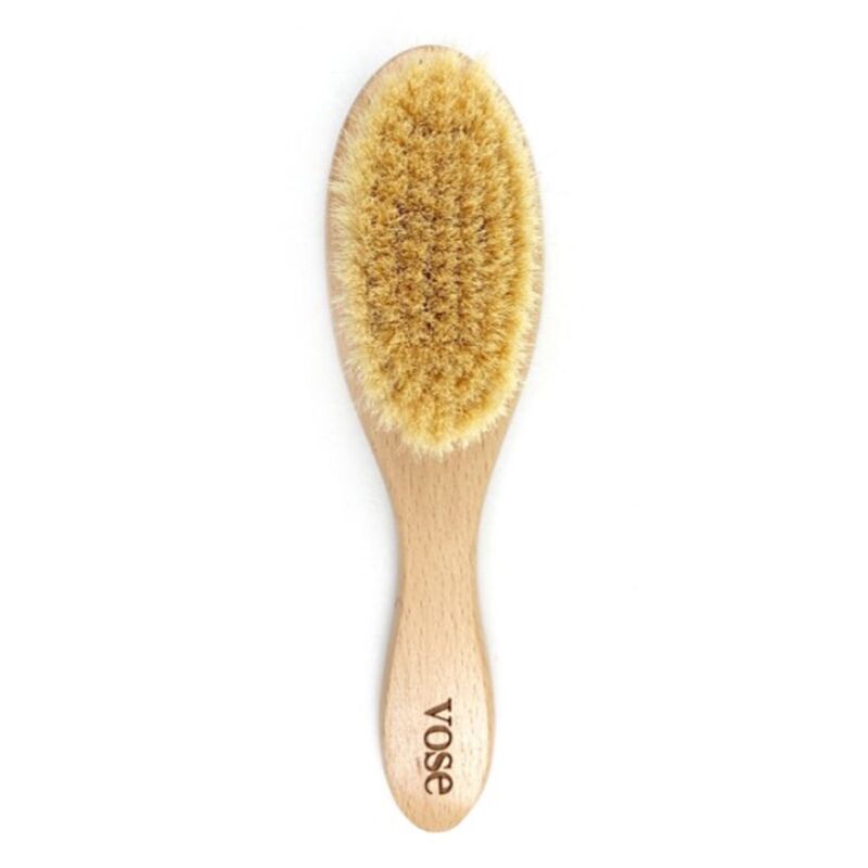 Vose Wooden Soft Baby Hair Brush for Newborn Scalp Care