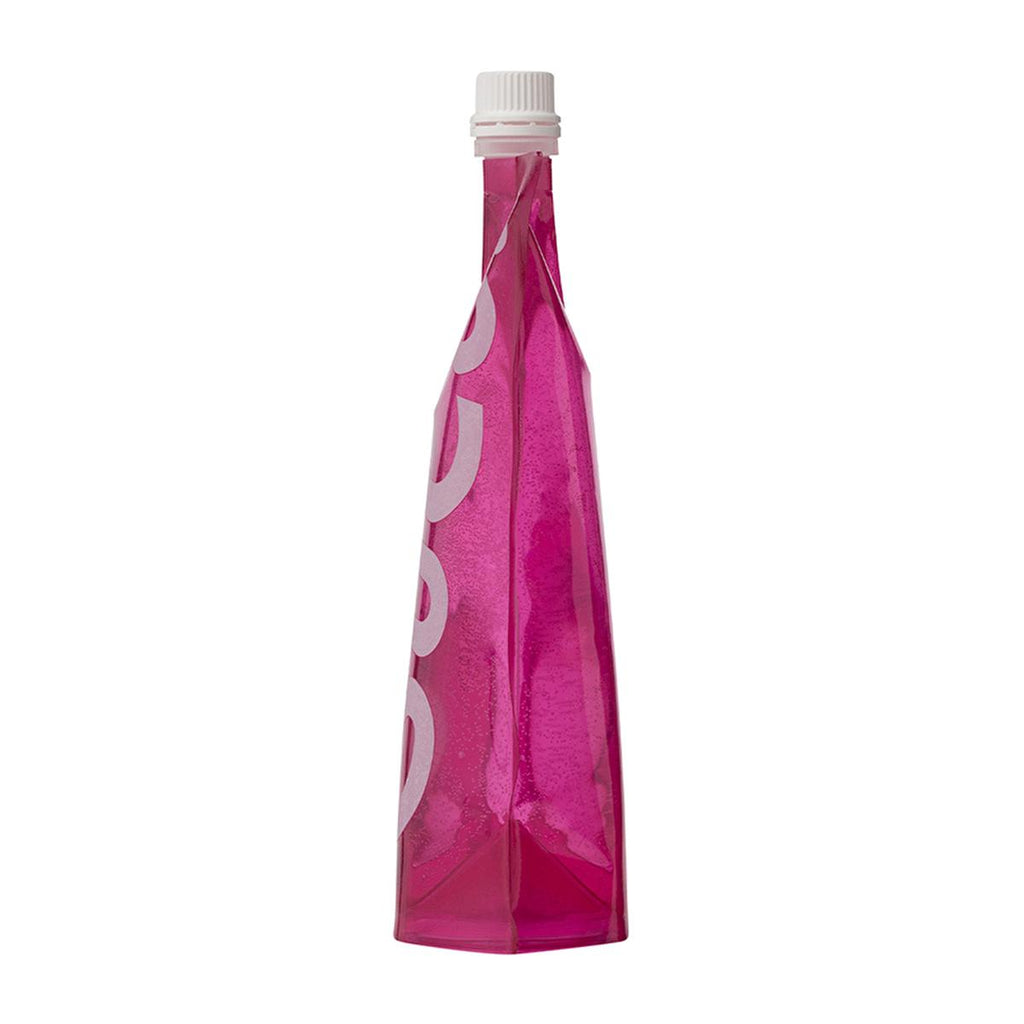 SuCo Pink 2.0 Collapsible Water Bottle - Eco-Friendly, BPA-Free, 20.29 fl oz Reusable Container