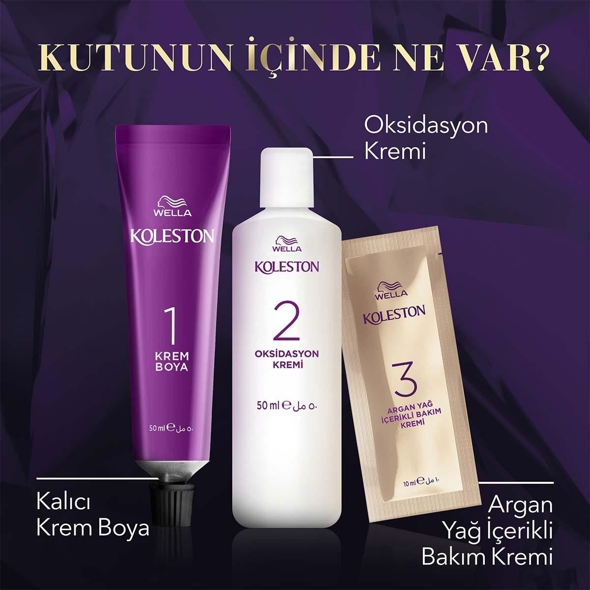 Wella Koleston Intense Ash Blonde Hair Dye: 100% Gray Coverage, Long Lasting Color, Argan Oil - Light Ash Pearl Blonde