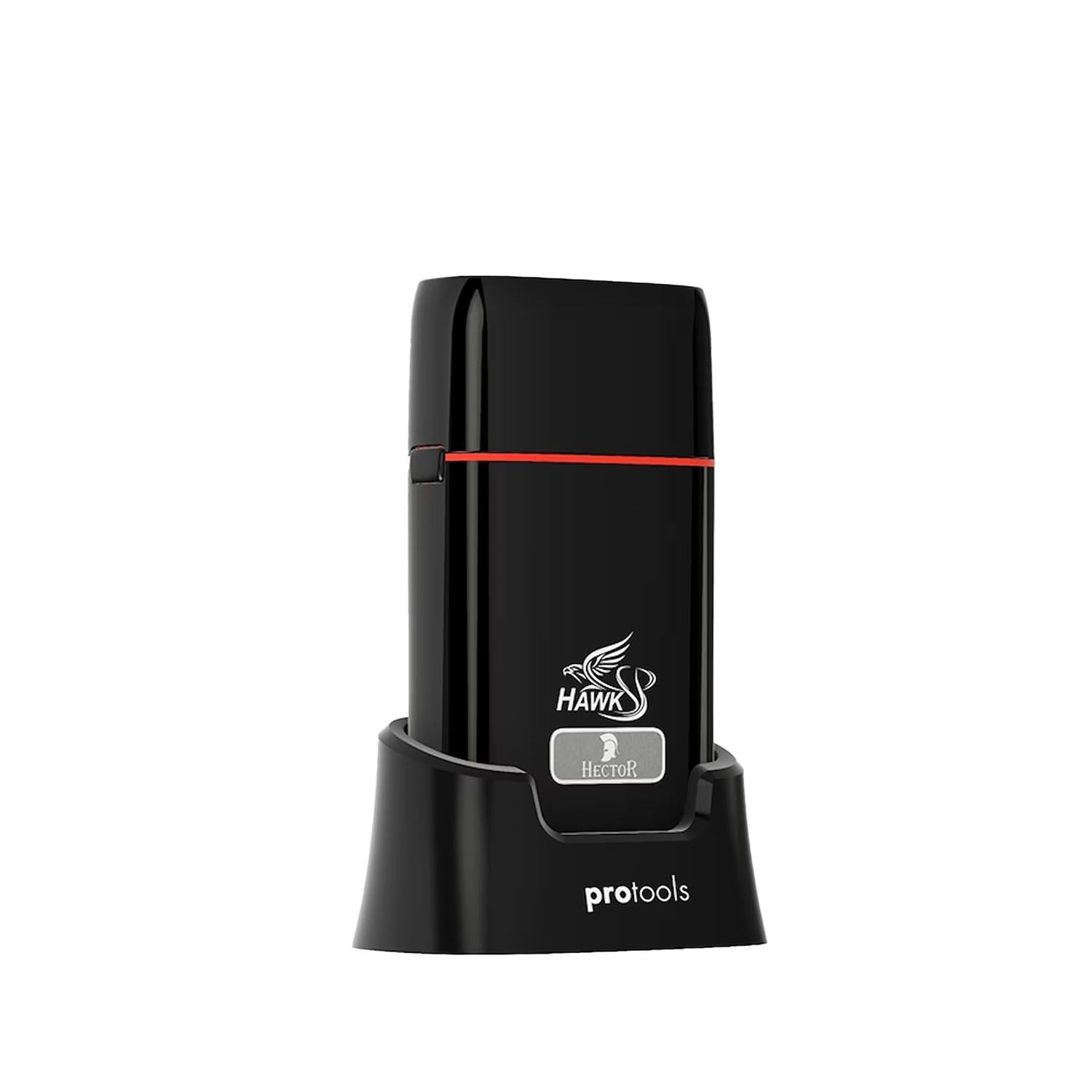 Hector Electric Shaver - Rechargeable Cordless Beard Trimmer for Men, Black