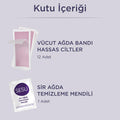 Sesu Sensitive Skin Wax Strips - Gentle Hair Removal for Short Hair, Easy to Use, Sugar-Free Formula