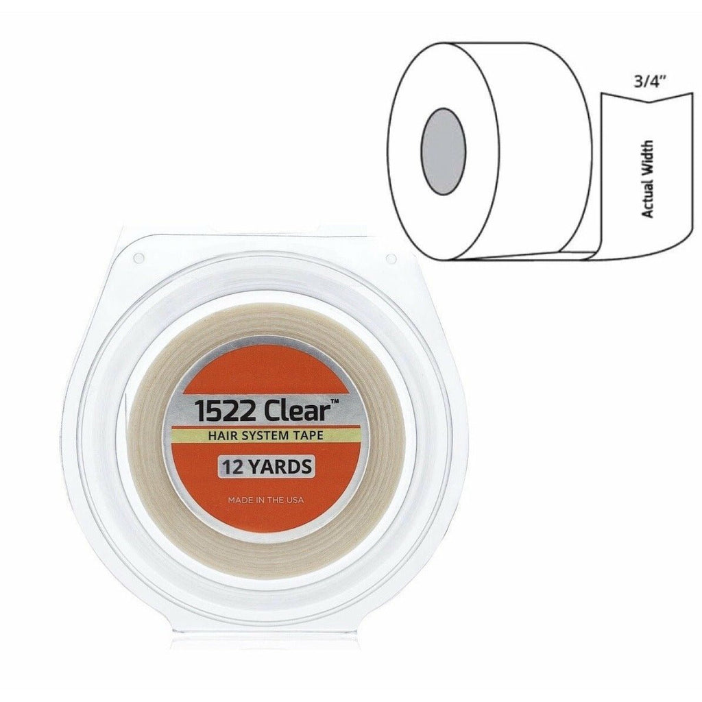 Walker Tape 1522 Clear Wig Tape & Rolls Hair Extension Supplies - Choose Size