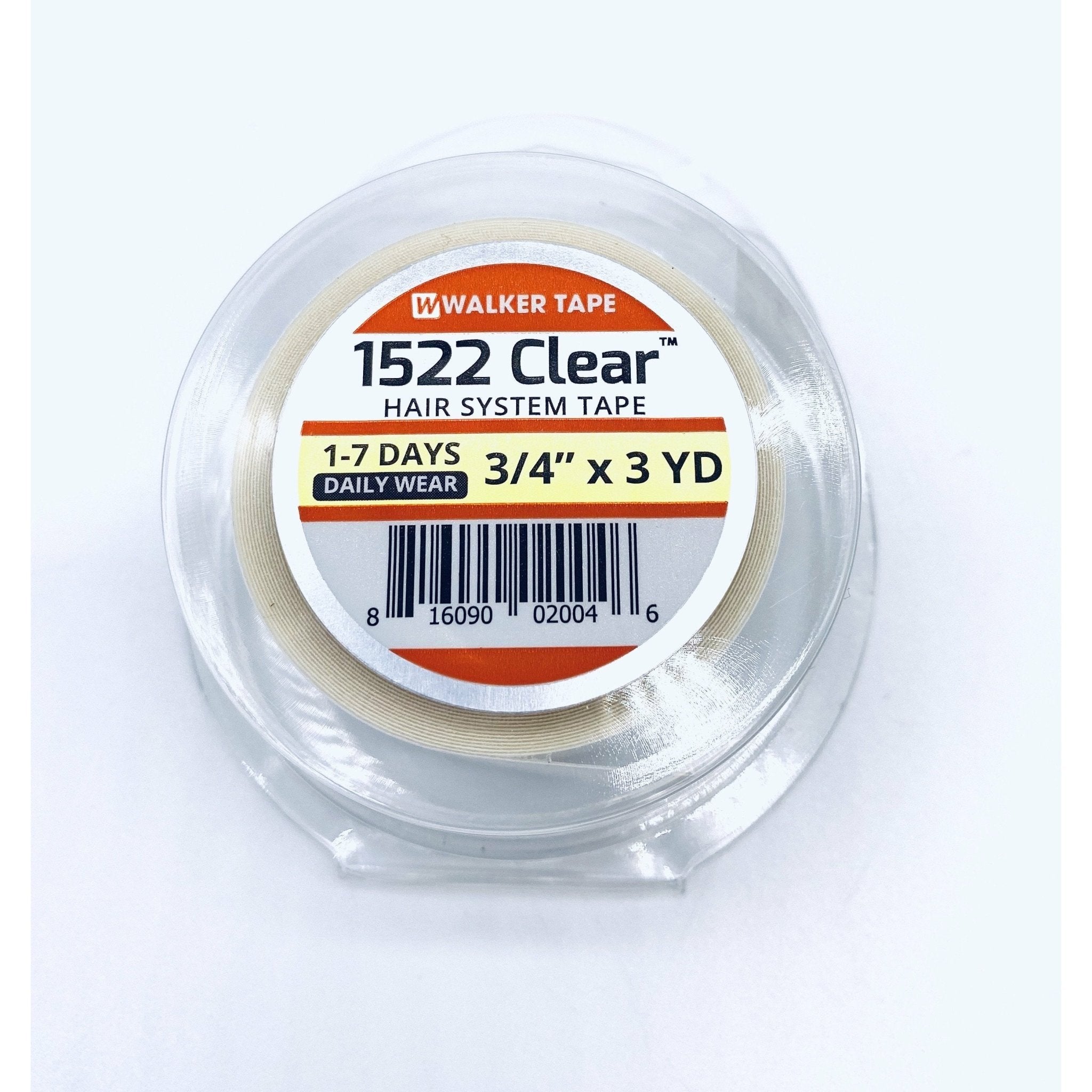 Walker Tape 1522 Clear Wig Tape & Rolls Hair Extension Supplies - Choose Size