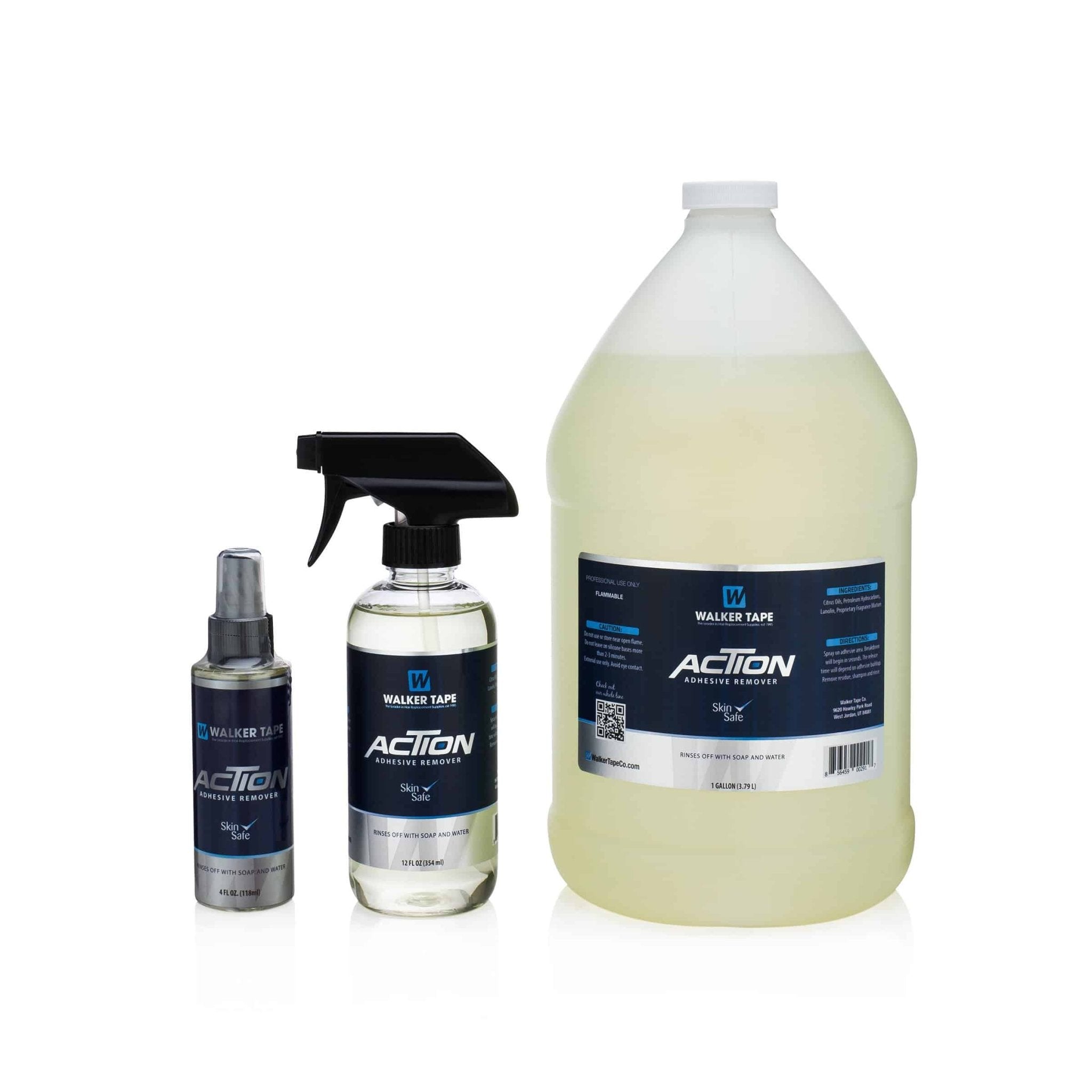Walker Tape Action Adhesive Remover for Wigs & Extensions - Choose Size