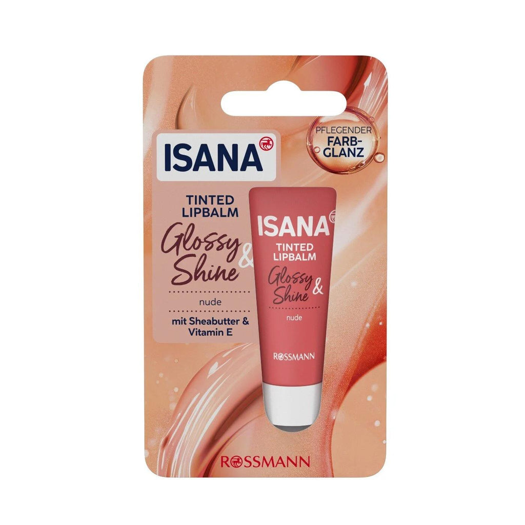 Isana Lip Care Cream Nude Tint for Soft Hydrated Lips 10 ml
