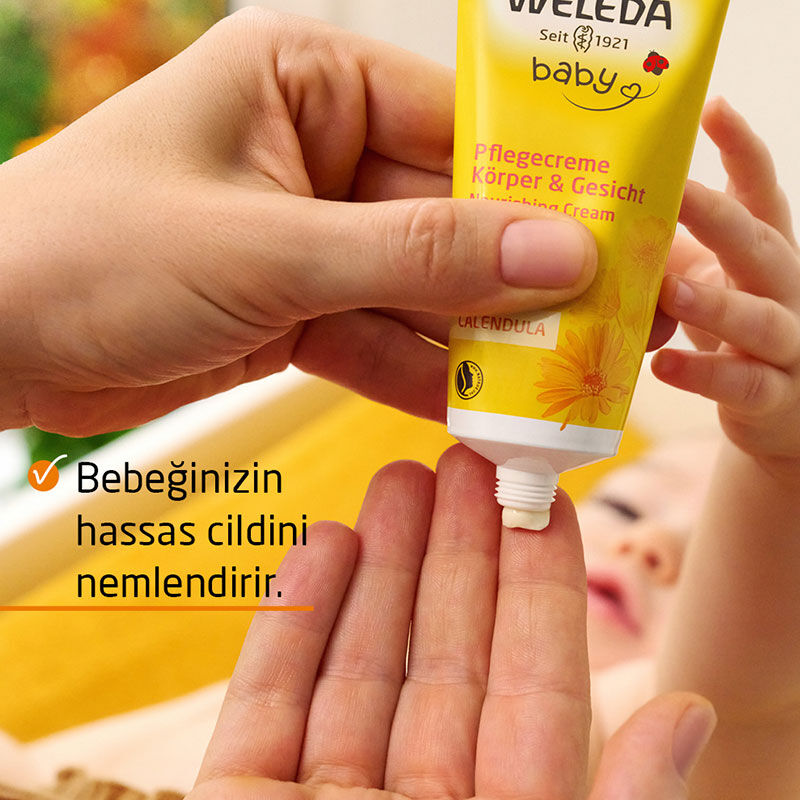Weleda Baby Calendula Body Cream Moisturizing Care 75 ml