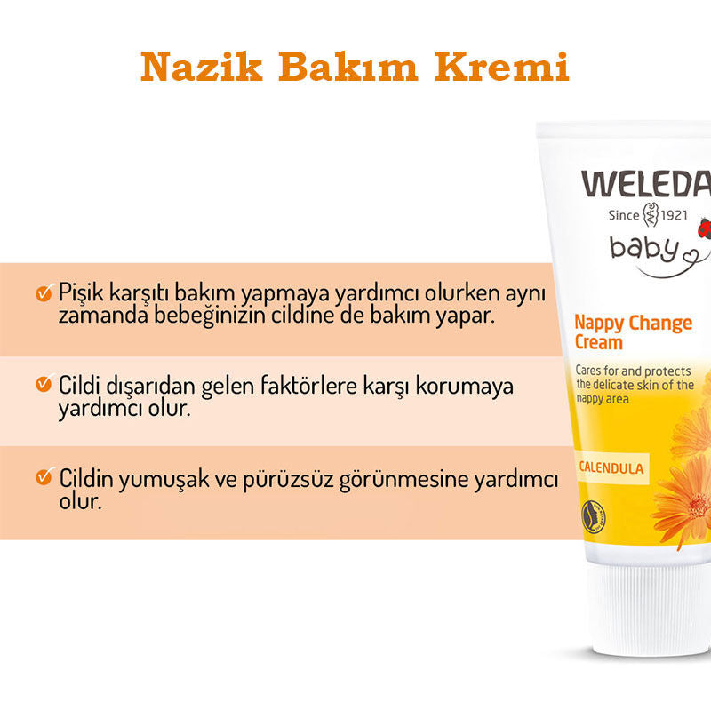 Weleda Calendula Diaper Care Cream with Zinc Oxide 75 ml