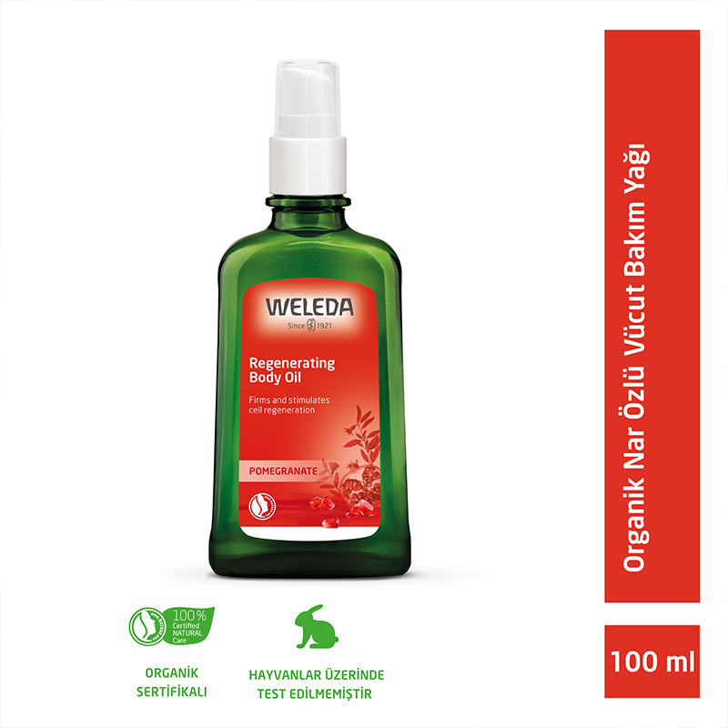 Weleda Pomegranate Regenerating Body Oil for Radiant Skin 100 ml