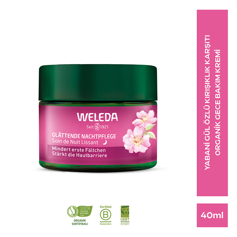 Weleda Wild Rose Smoothing Night Cream for Fine Lines 40 ml